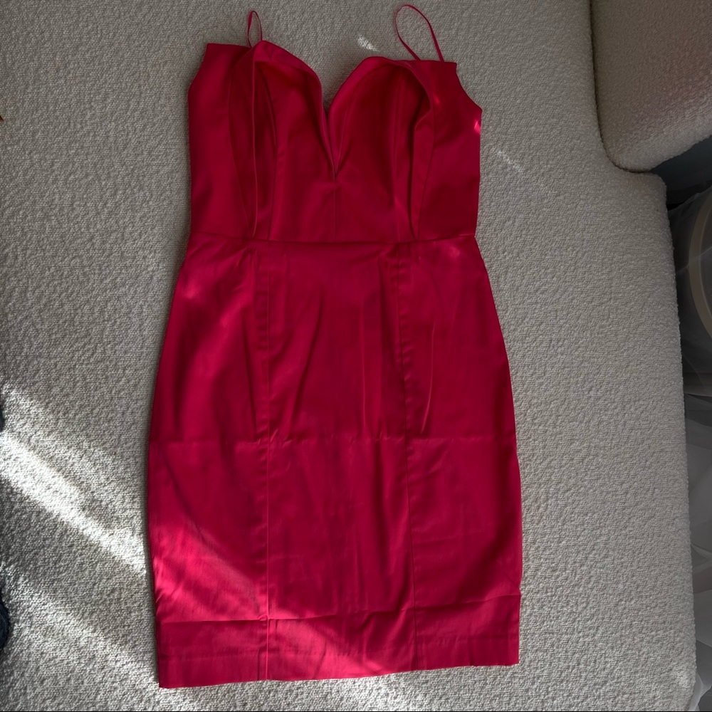 Nasty Gal bubble gum pink cocktail dress Medium